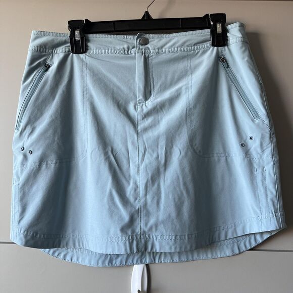 Title Nine Skort Womens 6 Light Blue Athletic Built-In Shorts Pockets TN-190907 - Picture 1 of 9